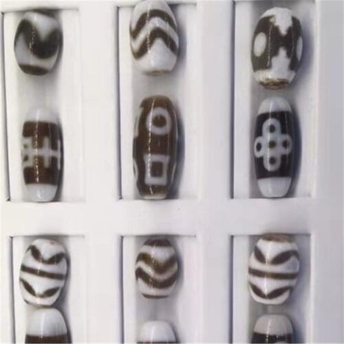 You Can Choose any one natural Agate Dzi Bead Tiger Tooth Water Grain Ruyi used for Necklace Bracelet Pendant Man Woman Tibetan