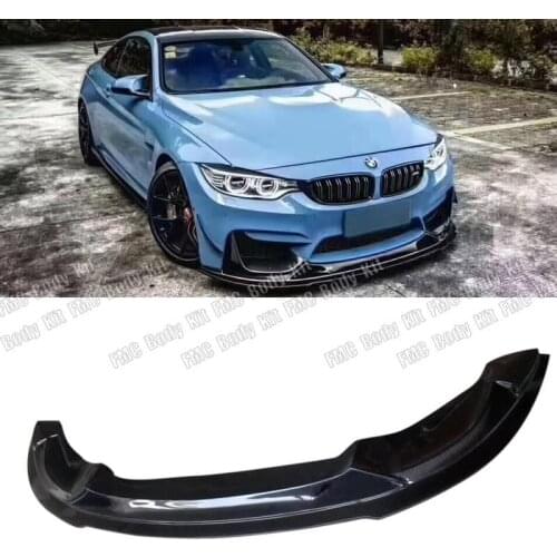 High Quality Carbon Fiber Front Bumper Lip Spoiler for BMW F80 F82 F83 M3 M4 2014-UP Car Styling