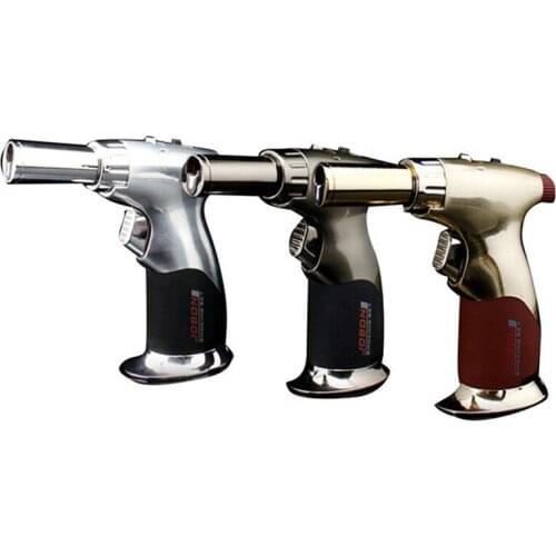 High Firepower All Metal Aggravated Direct Lighter Soplete Barbecue Cocina Smoking Accessories for Weed Inflatable Lighter