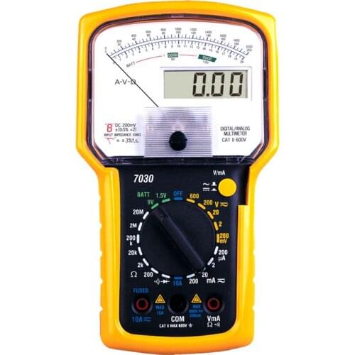 High Precision Professional Digital Dual Display Analogue Multimeter Tester Voltage Current Ohm Measuring Instrument Multimeter