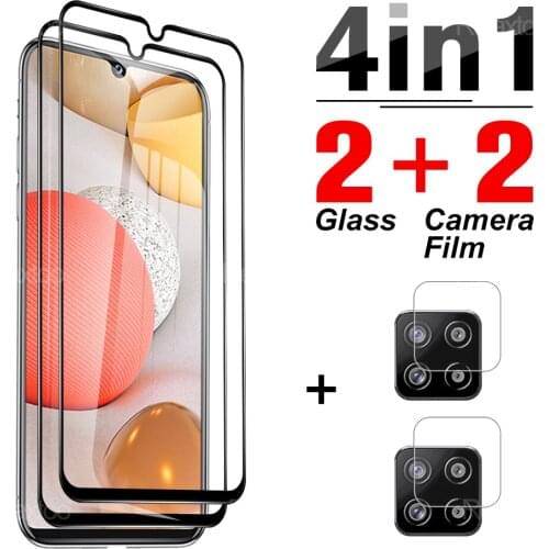4-in-1 Tempered Glass For Samsung Galaxy A42 5G Screen Protector For Samsung Galaxy A52 4G A52 5G A72 4G A72 5G Phone Lens Film
