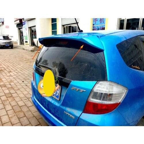 Factory Style Spoiler Wing ABS for 2009-2013 Honda Fit Jazz Hatchback Spoilers Wing B