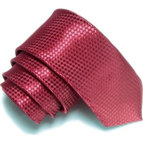 2019 Slim Ties Skinny Tie for men necktie plaid Solid Polyester