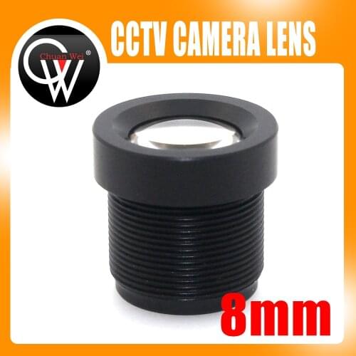 5PCS/LOT 8mm lens Board Camera Lens 1/3" and 1/4" F2.0 Lens For CCTV CCD CMOS Security Camera