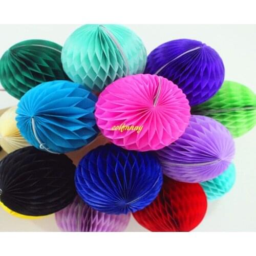 500pcs/lot FAST 15cm 20cm 25cm 30cm 35cm babyshower lampion Party Decoration Paper Lantern Honeycomb Ball Wedding honeycomb