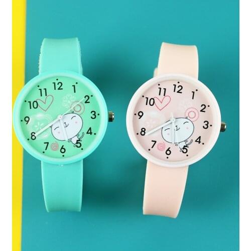 Cute Soft Silicone Girls Watches For Women Fashion Quartz Wristwatch For Children Clock Female Hours reloj mujer Montre Femme