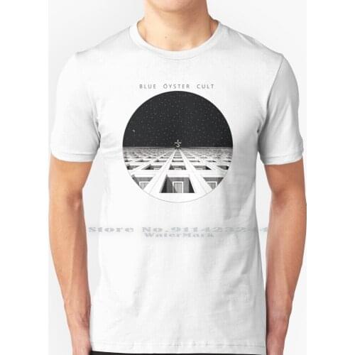 Blue Oyster Cult Debut T Shirt 100% Pure Cotton Blue Oyster Cult Boc Eric Bloom Buck Dharma Classic Hard Heavy Metal Dont Fear