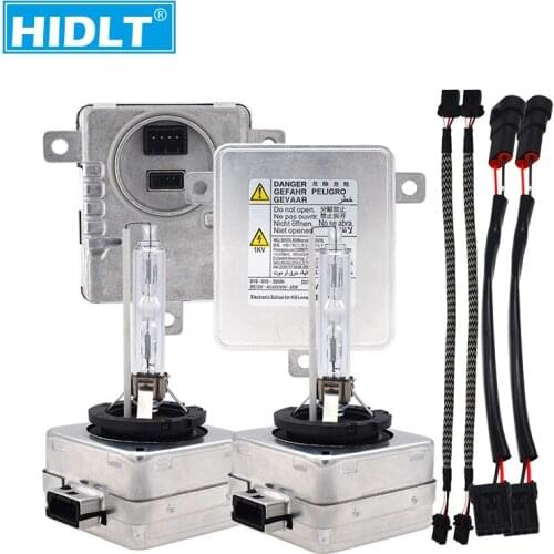 HIDLT 2020 New 12V 55W D3S HID Xenon Lamp Kit D1S Ballast Control Unit 4300K 5000K 6000K 8000K Car HID Xenon Headlight Bulb Kit