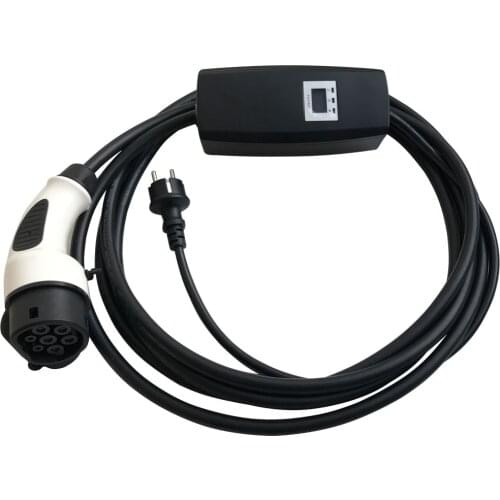 Khons EVSE Type 2 16A EV charger Portable adjustable with IEC 63196-2 EV cable portable electric car charging station