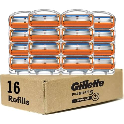 Shaving Razor Blades Cassettes for Gillette Fusion 5 Mens Manual Shaver Straight Razor Blades and Replacement Blades Shaver Set