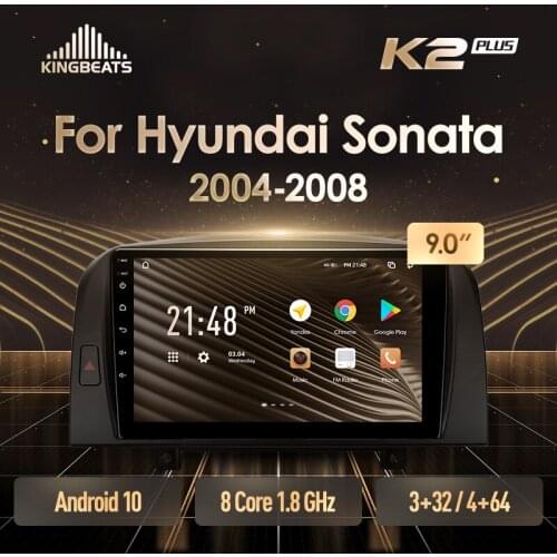 KingBeats Android Octa-Core head unit HU 4G in Dash Car Radio Multimedia Video Player Navigation GPS For Hyundai Sonata NF 2004 - 2008 no dvd 2 din Double Din Android Car Stereo 2din