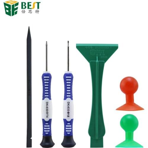 BEST-598 6 in 1 Screwdriver Disassemble Opening Repair Tool Kits Set For iPad 1 2 3 4 Mobile Phone