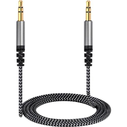 Newest 3.5mm Jack Audio Cable 3.5 mm Male to 3.5mm Male Aux Cable for V-MODA iPhone xiaomi Car Headphone Speaker Auxiliary Cable