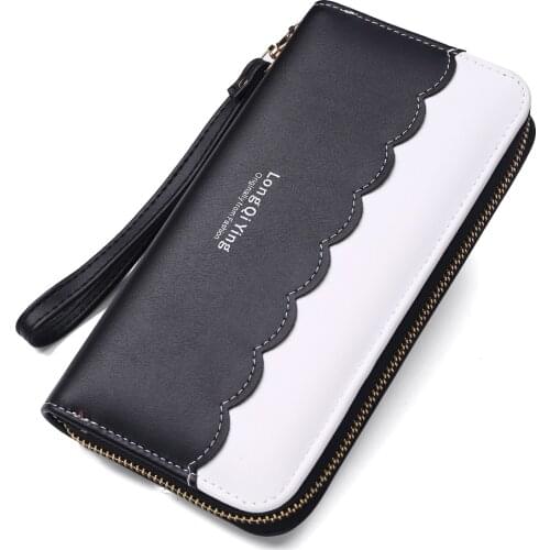 2021 New Women Wallet Leather Female Long Pouch Handbag for Women Coin Purse Card Holders Clutch
