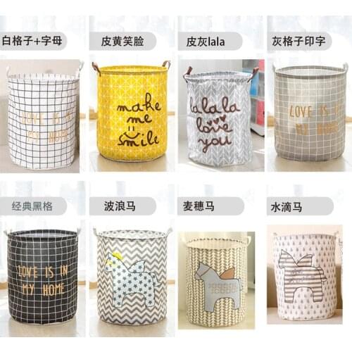 Freestanding Laundry Hamper Collapsible Large Clothes Basket With Easy Carry Extended Handles For Clothes Toys