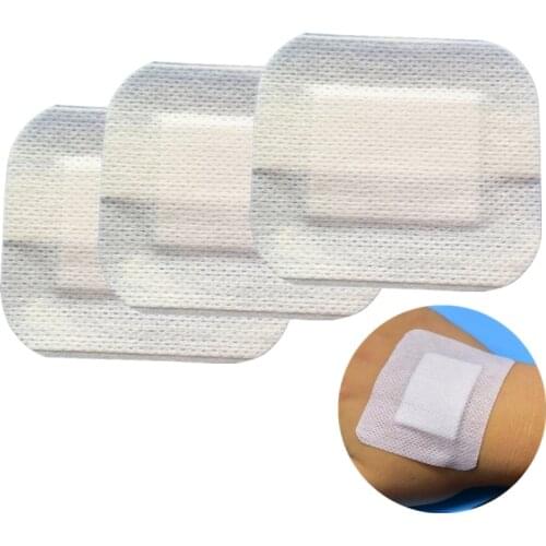 10PCs Hypoallergenic Non-woven New Adhesive Wound Dressing Band Aid Bandage Large Wound First Aid Outdoor 2 Size
