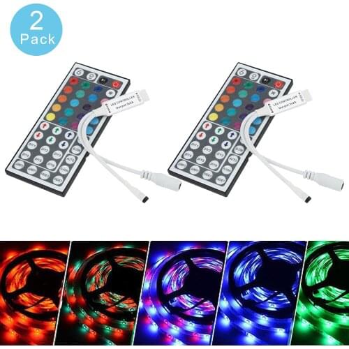 Led Strip Lights Remote Controller Mini 44 Key IR Remote Controller With Receiver For RGB 3528 5050 LED Light Strip