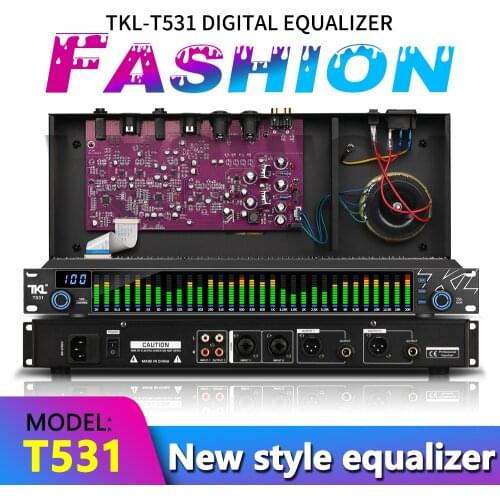 TKL T99 31 bands Graphic Equalizer Audio Digital Equalizador de audio Professional sound system Professional Equalizers
