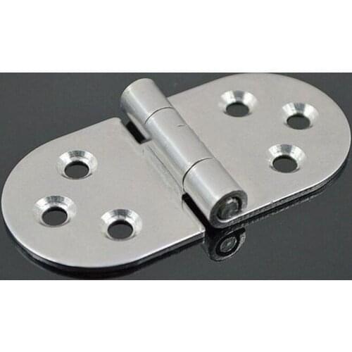 304 Stainless Steel Thick Flap Hinge / Machinery semicircular hinge 80*40*2MM 10PCS