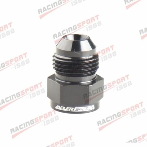 -6 AN AN6 Female To -8AN AN8 Male Flare Straight Fiting Expander Adapter Black