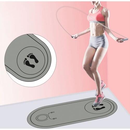 1pc Textured Surface TPE Yoga Mat 6/8MM Mats Rope Jumping Exercise Pads