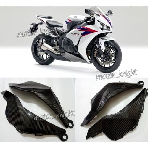 2PCS Carbon Fiber Tank Side Cover Panels Fairing for Honda CBR1000RR 2012 2013 2014 2015 2016