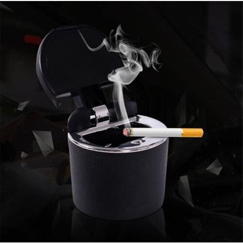 2021European style portable ashtray creative retro ashtray can store ash and small garbage square ashtray desktop decoration