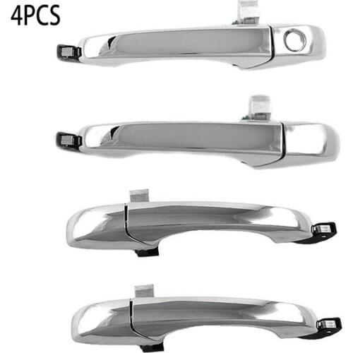 4 PCS For Chrysler For 300C05-10 For Dodge Magnum For 05-08 Charger For 07 Exterior Door Handle Chrome Set