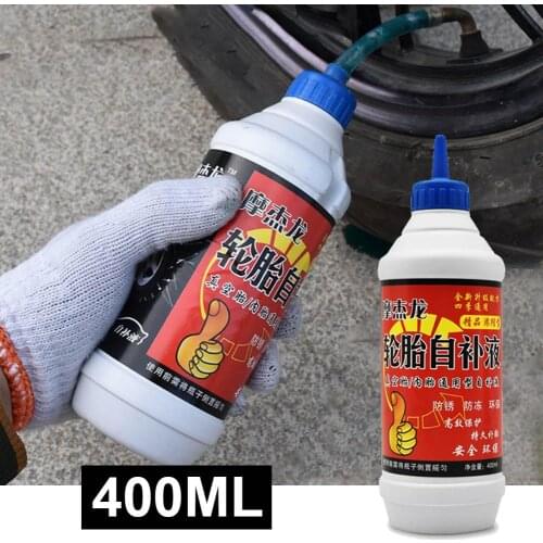 400ml Vacuum Tire Inner Tube Repair Glue Car Motorcycle Bike Universal Tire Sealant Repair Fluid Cycling Tire Repair Tool