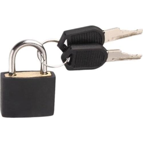 5pcs Metal Mini Strong Steel Padlock Travel Suitcase Diary Lock with 2 Keys