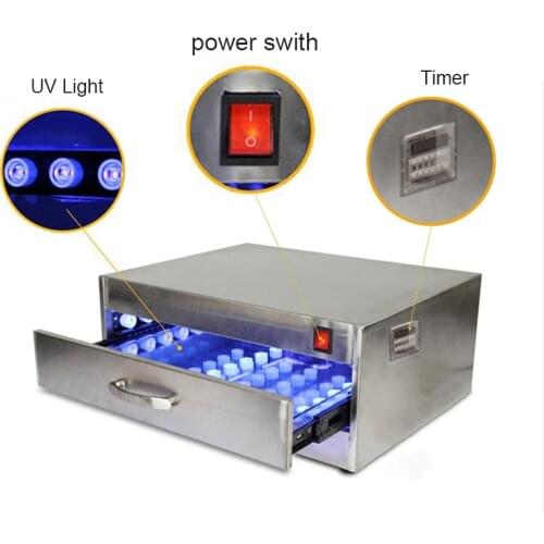 96w 96LED Lights Uv Curing Lamp Uv Curing Box Oven for Uv Glue Curing 110V-240V