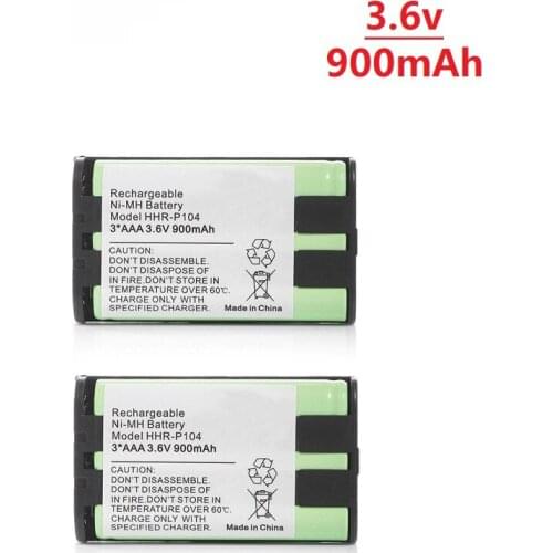 3.6V 900mah Home Phone Battery For Panasonic HHR-P104 HHR-P104A/1B HHRP104 Type 29 3*AAA NiMH 3.6V Rechargeable Battery