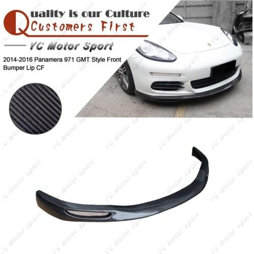 Car Accessories Carbon Fiber GMT Style Front Lip Fit For 2014-2016 Panamera 971 Front Bumper Lower Lip Splitter