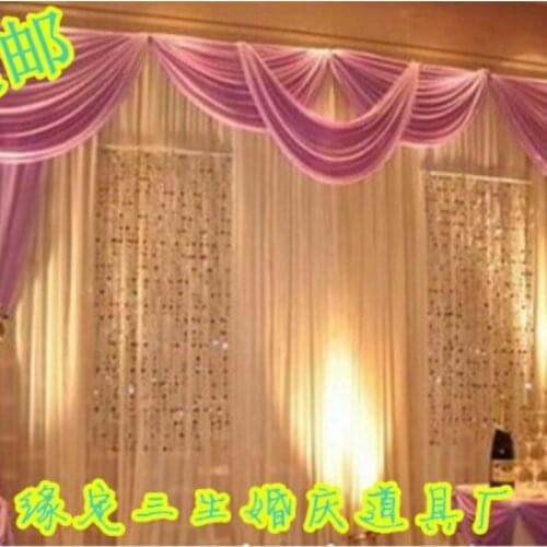 Free Shipping 3M*6M Luxury Wedding backdrop