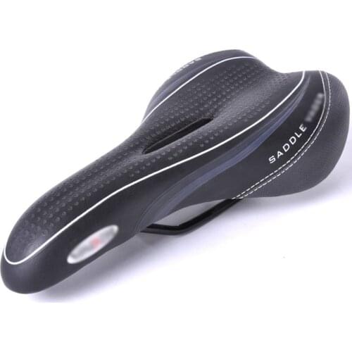 E0146 Bicycle Saddle Soft Comfortable Cycling Road Bicycle Seat Cushion Mountain Bike Accessories Black 5PCS/LOT