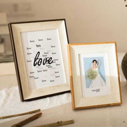 Photo Frame with Simple Style Durable Long Lasting Photo Display Multifunction Solid Color Suit for Desk Office VC