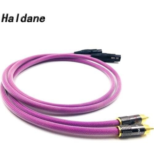 Haldane Pair HIFI-LITON 2RCA Male to 2XLR Female Cable XLR Balanced Reference Interconnect Audio Cable with XLO HTP1 Cable