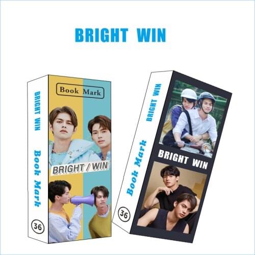 KPOP Stray Kids Star Bookmarks GOT7 EXO NCT TWICE TXT Bright Win Peripheral Student Gift Paper Bookmarks 36 Sheets In A Box