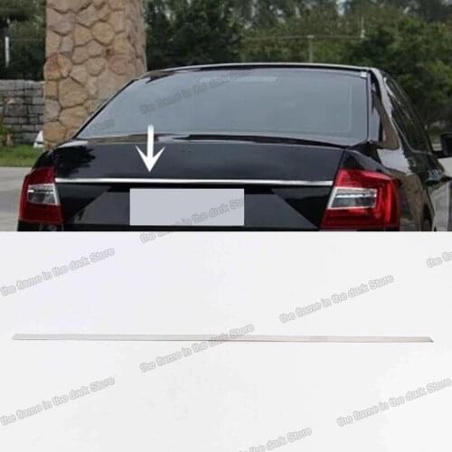 Lsrtw2017 for Skoda Octavia A7 Car Tailgate Strip Trims Decorative Interior Accessories Mouldings 2014