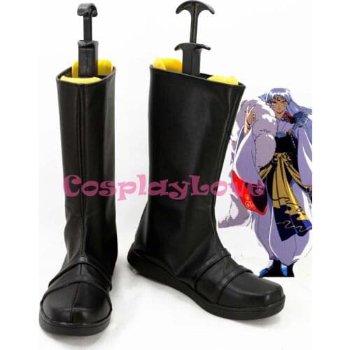 Inuyasha Sesshoumaru Cosplay Shoes Boots Custom Made For Halloween Christmas Festival CosplayLove