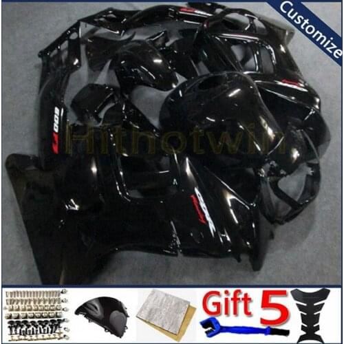 Custom motorcycle panels Body Kit For CBR600F3 1995 1996 CBR600 F3 95 96 ABS plastic motor Fairing kit glossy black