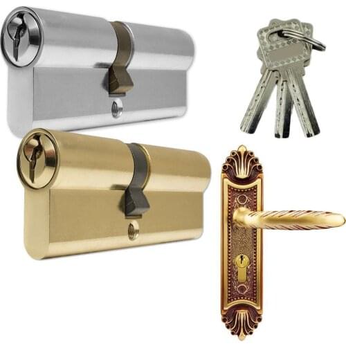 Stander Cylinder Lock Cylinder AB Key Anti-Theft Pure core Lock Handle Extended door Bedroom lock Door Interior R1W5