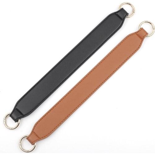 PU Leather Strap Detachable Spring Clasp Replacement for Handmade Beach Bag Bucket Handbag Handles Top Handle Bags Purse Handle