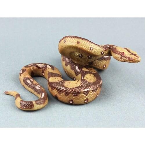 F62D Garden Props Joke Prank Simulation Rubber Animal Figurine Fake Snake Novelty and Gag Playing Jokes Toys