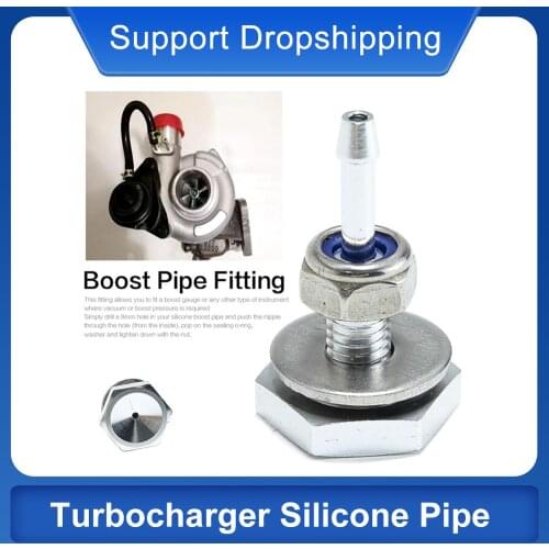Turbocharger Silicone Pipe Boost Hose Nipple Turbo Adapter Vacuum Vac Gauge Fitting