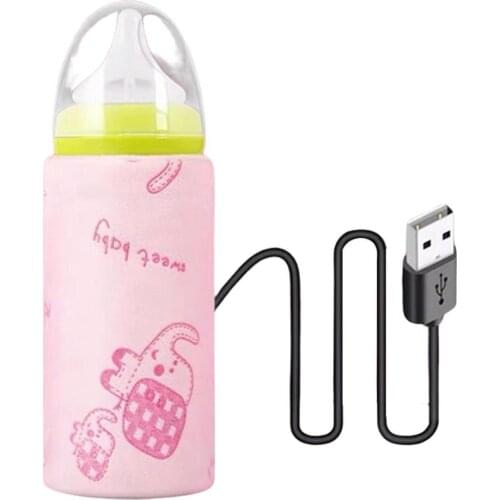 USB Milk Warmer Insulated Bag Portable Warmer Baby Nursing Bottle Cover Warmer Heater Storage Bag Infant Feeding Bottle Bags