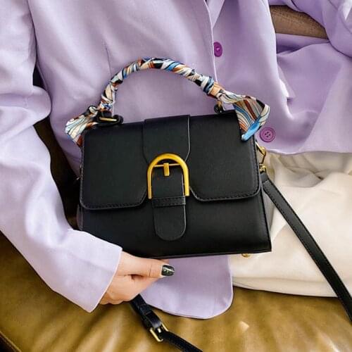 Womens Scarves Bag 2021 Latest Style Summer Women Shoulder Bags Handbag Luxury Ladies Messenger Bags Trendy Balck Crossbody Bag