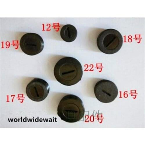 10 pcs Black 12/13/14/15/16/17/18/19/20/22mm Thread Dia Motor Carbon Brush Cap