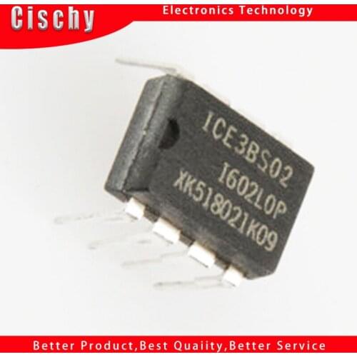1pcs/lot ICE3BS02 ICE3BS02l DIP-8 In Stock