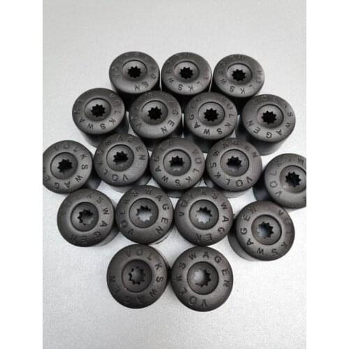 20Pcs Car Wheel Cover Hub Nut Bolt Covers Cap 17mm Auto Tyre Screws For Volkswagen Golf MK4 Exterior Protection Accessories